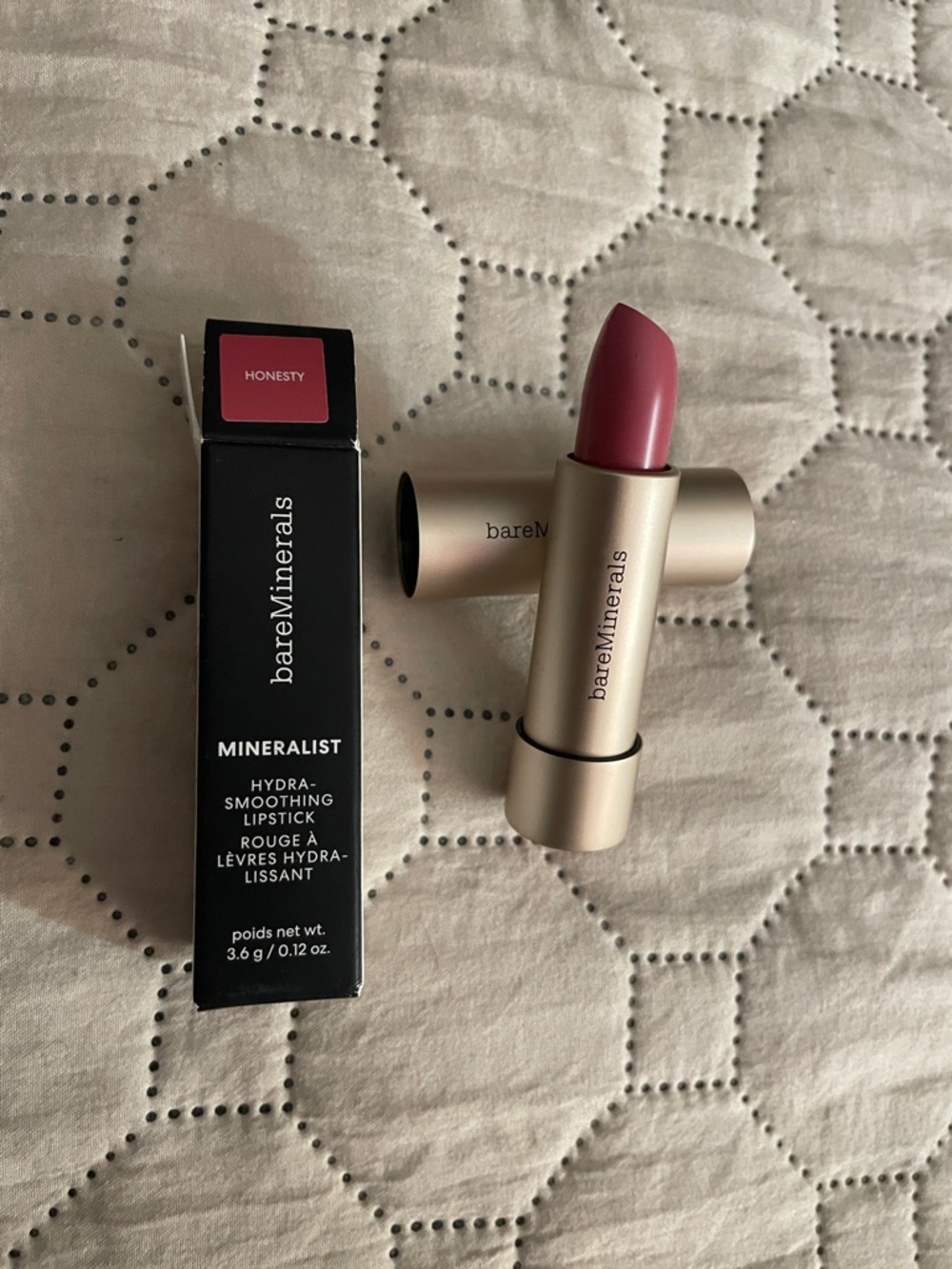bareMinerals Mineralist Hydra-Smoothing Lipstick — Honest Rose - Picture 2 of 3